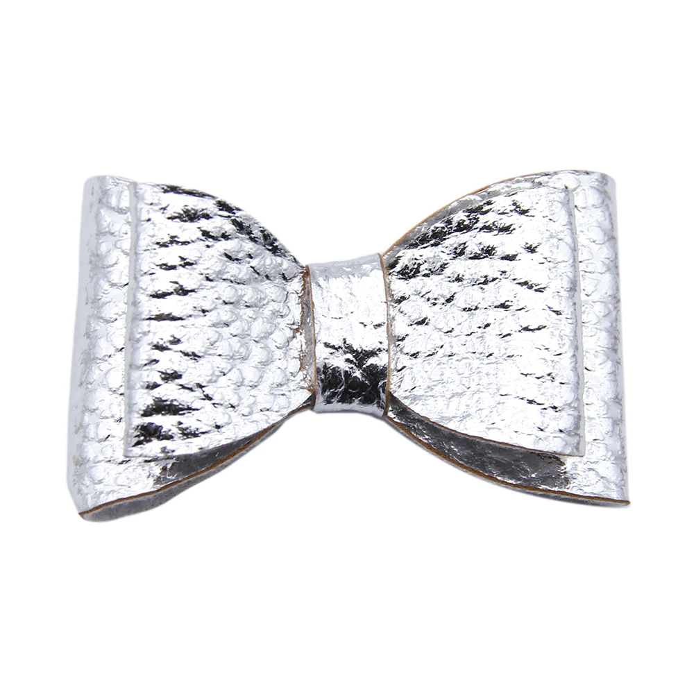 David Accessories кожаные туфли с бантом платье-пачка ручной работы, материалы Женские аксессуары для волос для девочек младенцев украшения своими руками, 5Yc2606 - Цвет: 67x40mm