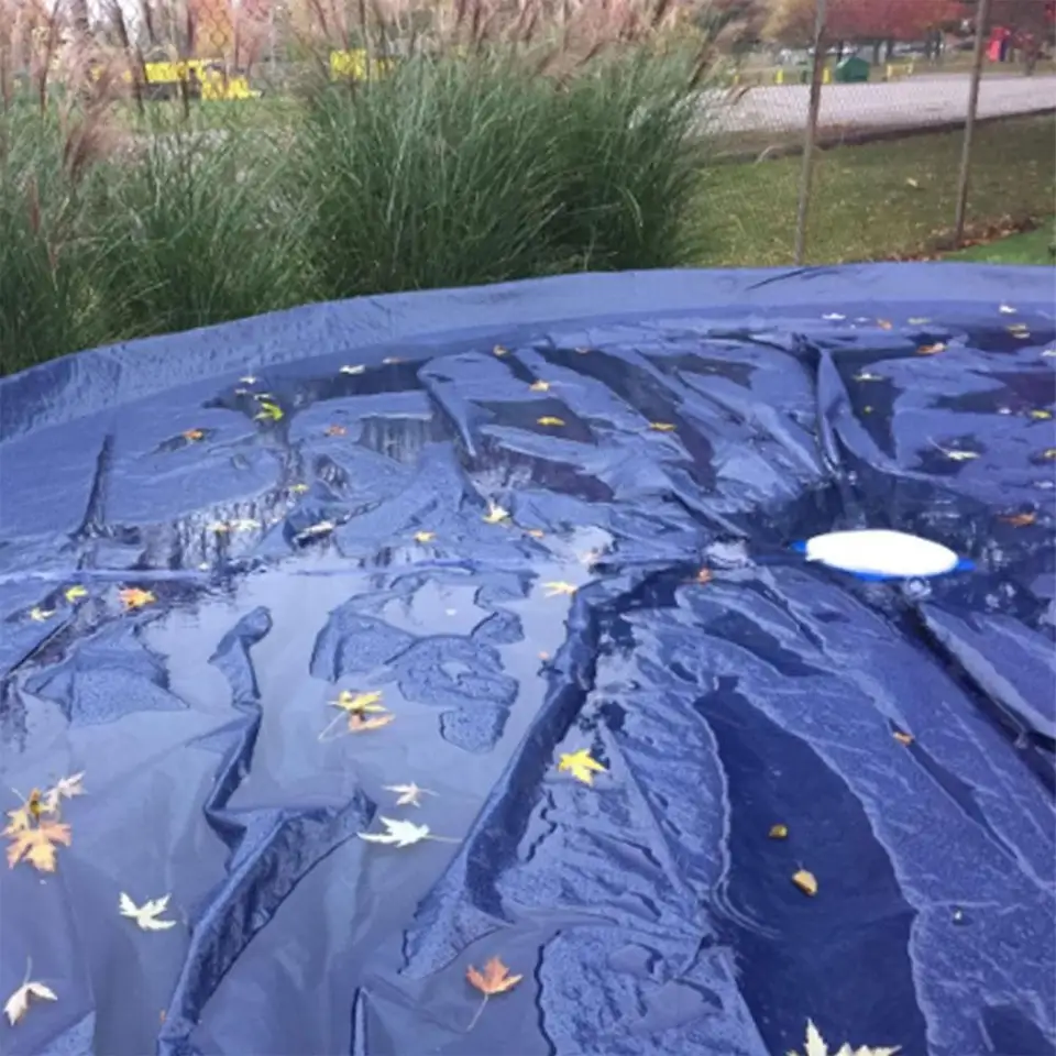 Coussin D'hivernage Piscine 4x4 Pieds - PVC, Avec 2 Cordes 15m - Protection Contre Le Gel, Pour Piscine Hors-sol, Spa