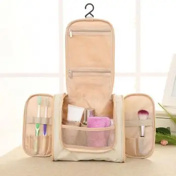 

Bathroom Shower Waterproof Travel Toiletry Storage Bag Pouch Organizer with Hook