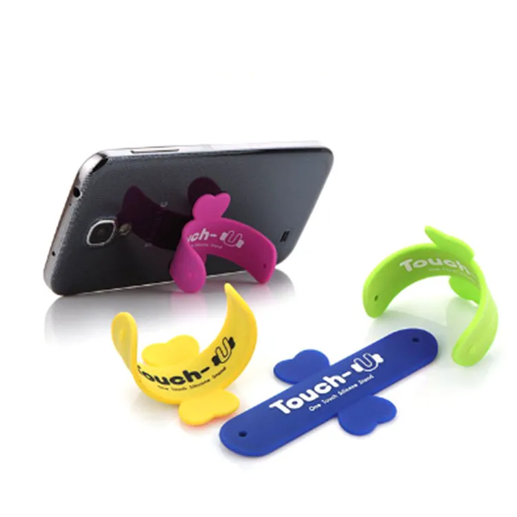 

Manufacturers Direct Selling Wholesale Environmentally Friendly Silica Gel U-Shaped Mobile Phone Bracket Customizable Logo