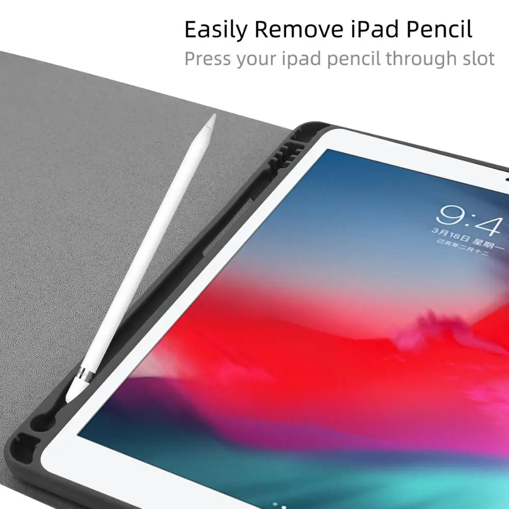 Тачпад клавиатура Стенд чехол для iPad 9,7 5th 6th Air 1/2 9,7 Pro 9,7 чехол с карандашом держатель funda тачпад Клавиатура