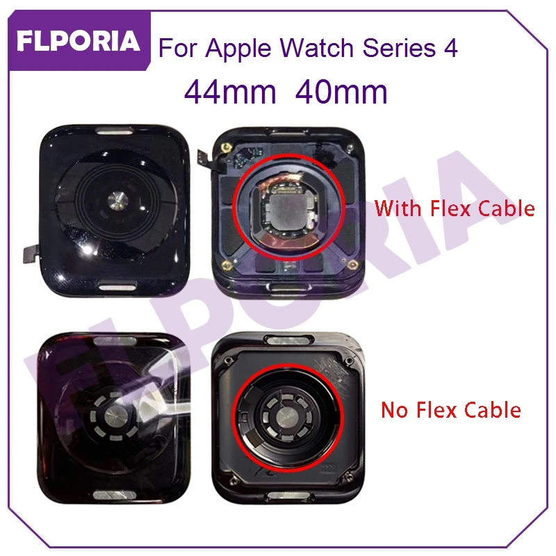 

Battery Cover For Apple Watch Series 4 40mm 44mm Battery Back Cover Rear Panel Charge Set Housing Case Middle Frame Holer Dock