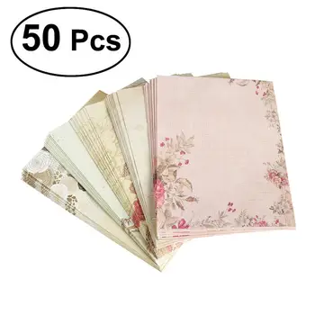 

5 Packs of 10PCS Paper Envelopes Assorted Color Vintage Envelope Cute Writing Stationery Envelope Sets