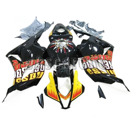 Полный обтекатели для Honda CBR600RR F5 2009 2010 2011 2012 CBR 600RR ABS пластиковые детали для мотоцикла тела Наборы; Цвета: желтый, оранжевый, черный