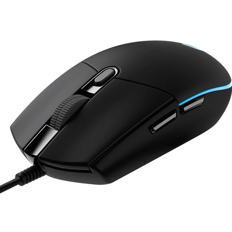 Проводная игровая мышь Logitech G102 с подсветкой механическая Боковая кнопка