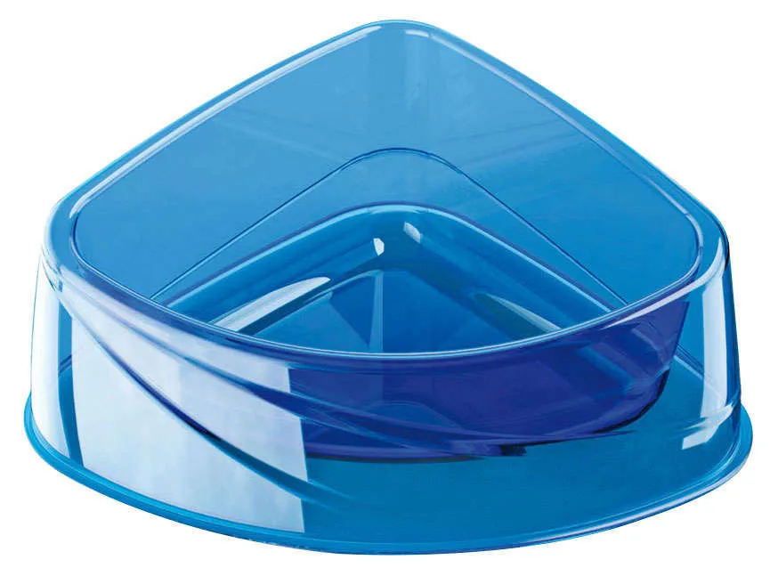 Миска Georplast Corner Lux для животных, угловая, 24.5х19х9 см