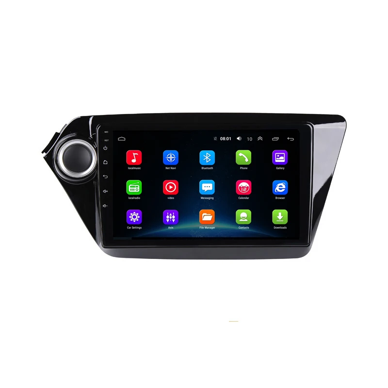 Discount Android 9.1 Car DVD Video Player GPS for Kia Rio K2 2012-2015 audio car radio stereo navigator with bluetooth wifi built in 18