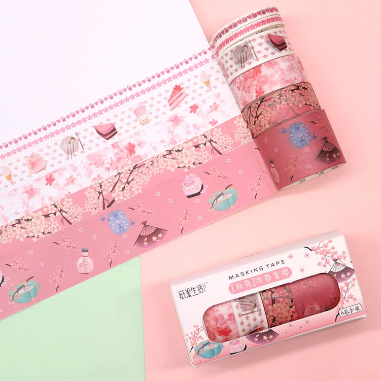 Фэнтези лес серии Набор Kawaii планировщик руководство Декоративная Бумага васи Маскировочная лента школьные художественные канцелярские принадлежности - Цвет: H