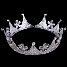 Диадемы в стиле барокко, королевские короны невесты, аксессуары для волос