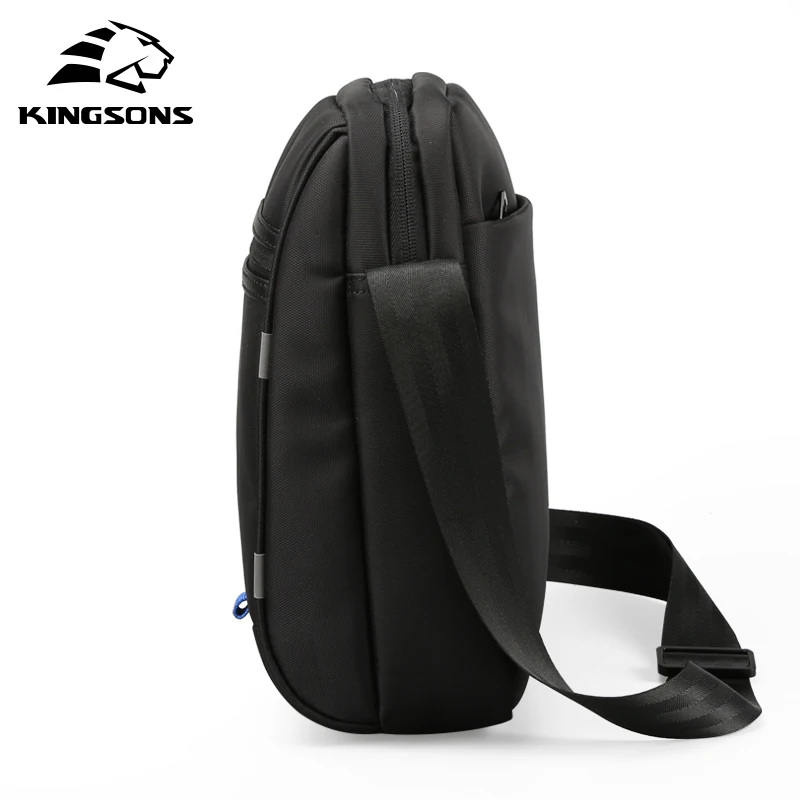 Kingsons сумка через плечо для мужчин, маленькие сумки через плечо, мужская сумка на ремне для мальчиков и девочек, нагрудная сумка 10,1 дюймов с USB