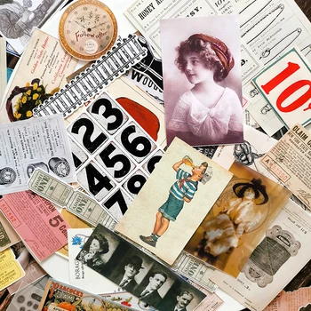 

59Pcs/Set Travel European Lady Movie Sticker DIY Craft Scrapbooking Album Junk Journal Happy Planner Decorative Stickers
