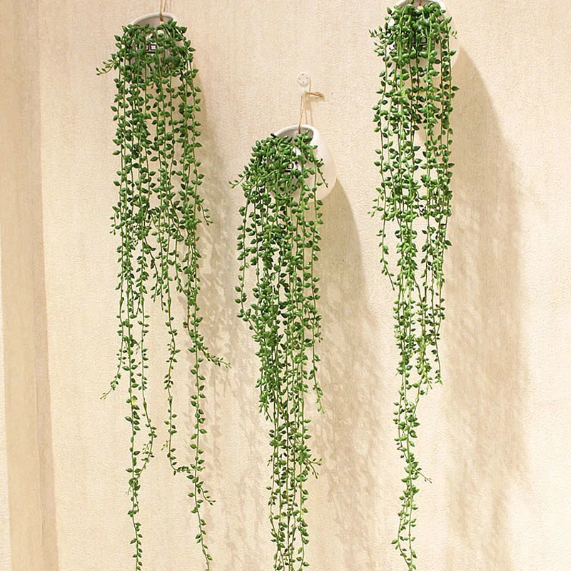 Purple Acamifashion Real Touch Feel Fake Bouquet Artificial Osier Rattans Plastic Bracketplant Plant Fake Greenery Wall Decor