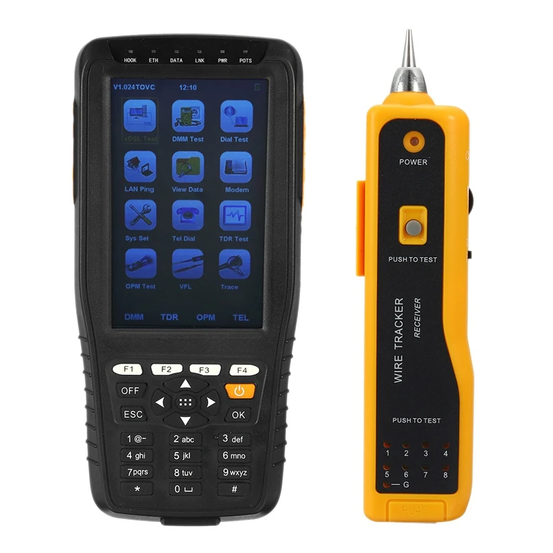 

THGS Tm-600 Vdsl Vdsl2 Tester Adsl Wan & Lan Tester Xdsl Line Test Equipment With All Functions(Opm+Vfl+Tone Tracker+Tdr) Us P