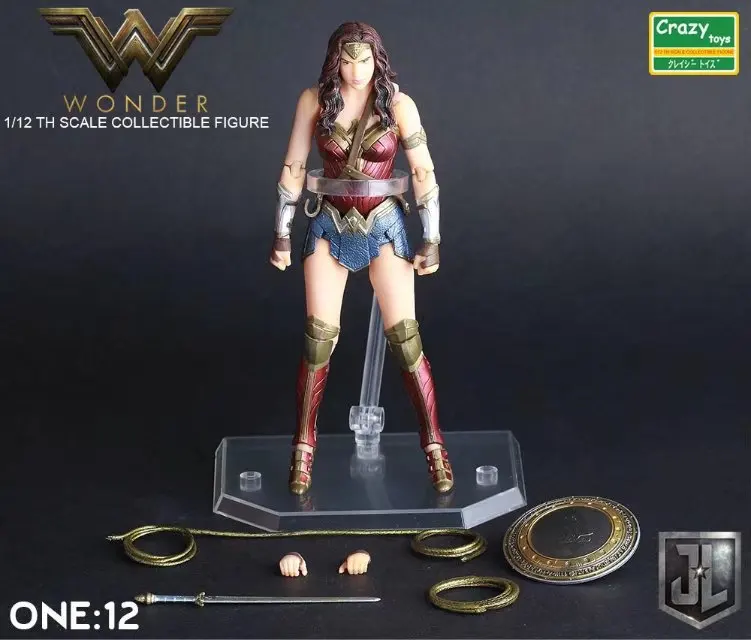 

Anime Ct Wonder Woman 6-Inch Joints Super Cute Cartoon Garage Kit Model Ornaments