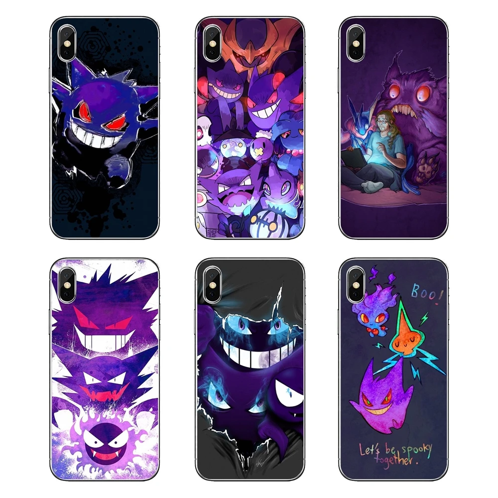 Для samsung Galaxy A5 A6 A7 A8 A9 J4 J5 J7 J8 2017 2018 Plus Prime Spooky splittery Gengar Poster мягкие прозрачные чехлы |