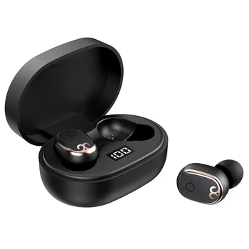 

S17 Bluetooth Earphone Wireless Earbuds 5.0 TWS Headsets Dual Earbuds Bass Sound for Huawei Xiaomi iPhone Mobile Phones