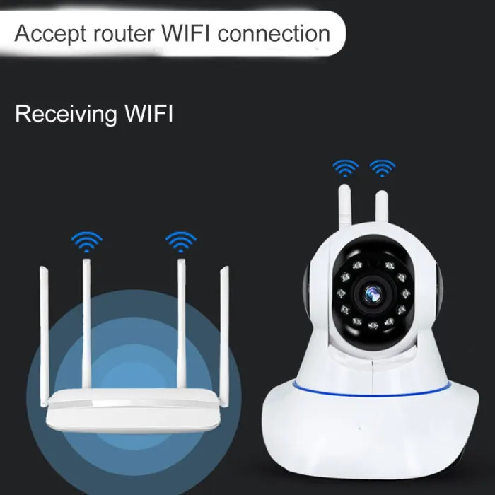 Беспроводная hd-камера Wi-Fi с 3 антеннами автоматическое отслеживание внутренней наружной камеры безопасности SP99