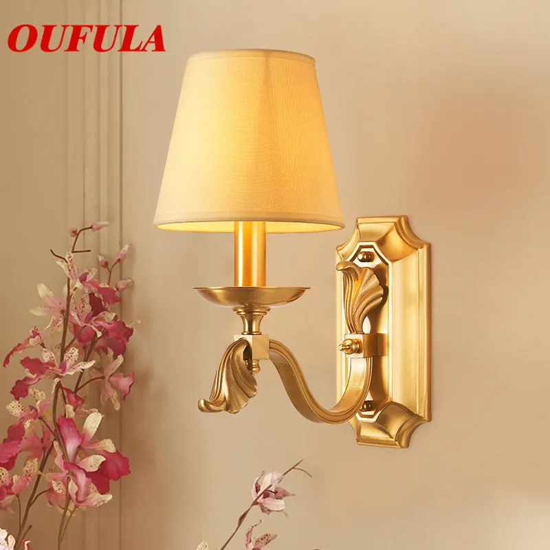 

DLMH Indoor Wall Lamps Fixture Brass Modern LED Sconce Contemporary Creative Decorative For Home Foyer Corridor Bedroom