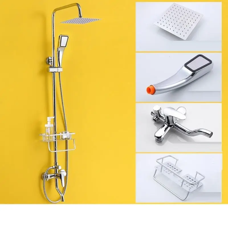 Набор для душа Banheiro Lavabo Electronica Dusche timna Ducha Doucheset panel Colonne De Regadera Preto Eletrico Douche Chuveiro - Цвет: Version M