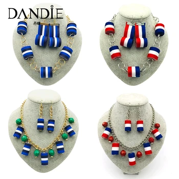 

Dandie Boho Contrast Color Jewelry Set Theclothrope Fashion Colorful Choker Necklaces Earrings Simple Feminine Accessories