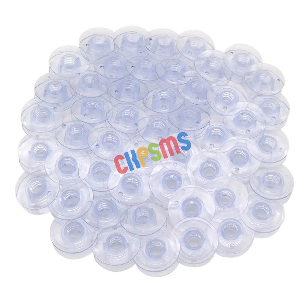 50 Bobine (Entrambi I Lati Sono Piatti) In Plastica Compatibile Con Husqvarna Viking 100 105 Classica 120 150 6540 #4114401 50 Pezzi
