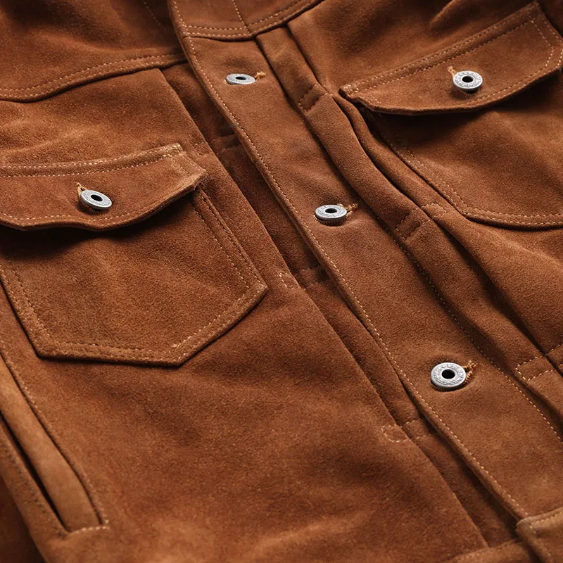 Cheap PC-0004 Read Description! Asian size men's cow leather jacket mens genuine cowhide leather stylish jacket