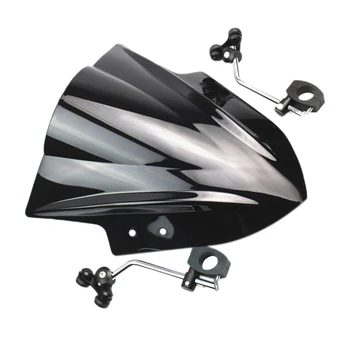 

Motorcycle Windshield Windscreen with Adjustable Bracket Wind Screen for CFmoto 400Nk 650NK 150Nk 250Nk