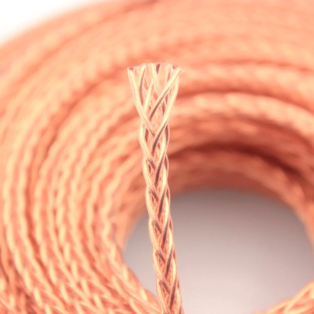 Thouliess HiFi 7N OCC Single Crystal Copper 8 Cores Headphone Upgrade Cable for Sundara Aventho Focal Elegia t1 t5p D7200 MDR Z