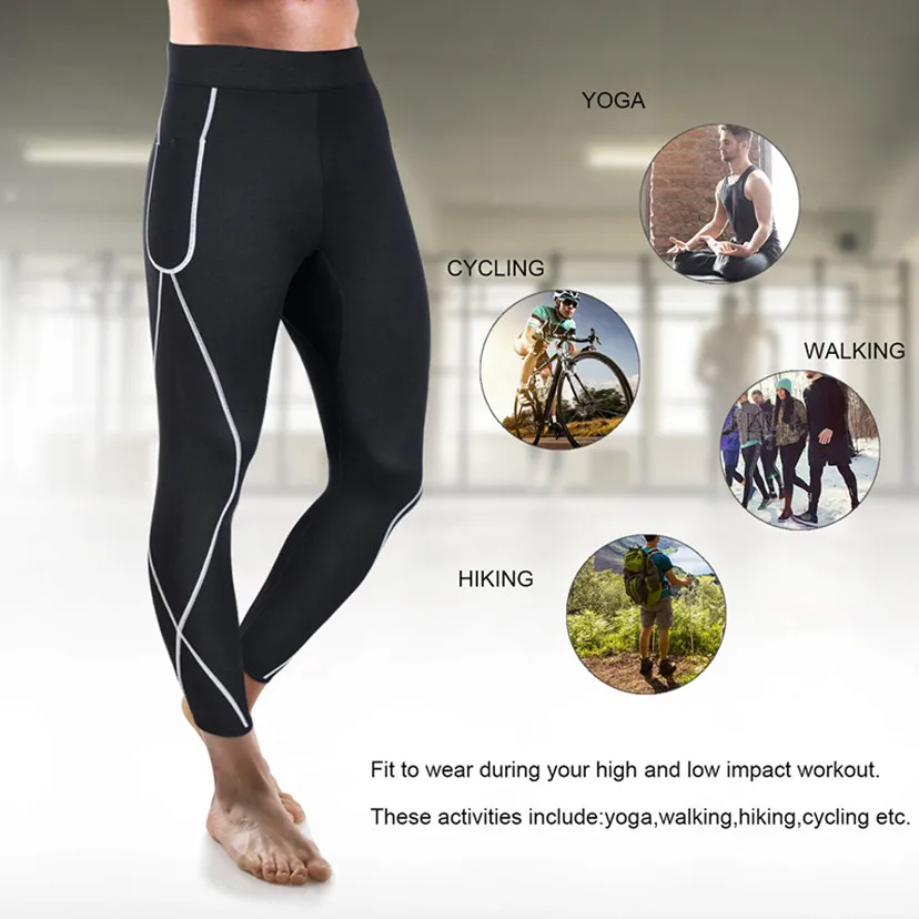 

2019 Wetsuit Pants Men Neoprene Trousers Surfing Scuba Diving Kayaking Leggings Pants Trousers Fitness Running Sauna men's pants