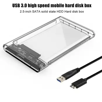 

5Gbps High Speed 2.5inch SATA HDD SSD USB 3.0 Mobile Hard Disk Box Case for PC