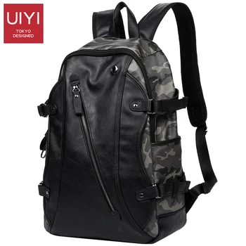 

UIYI 2020 Men's Backpack Multifunction Travel Bag Black School Bag Large Capacity Backpack Computer Bag Personalized Customized