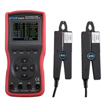 

ETCR4000A Intelligent Double Clamp Digital Phase Voltmeter Judge Transformer,Inductive,Capacitive Circuit,Overhaul Line Device.