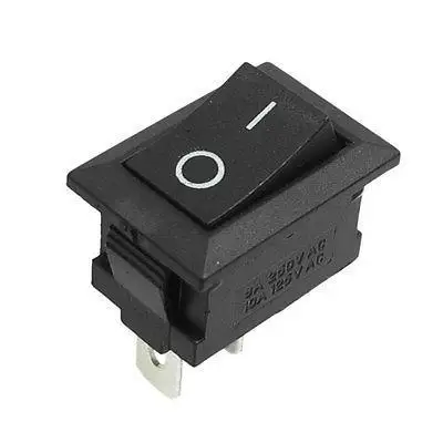 

AC250V 6A / AC125V 10A SPST O/I 2-Pin Rocker Switch for Electric Grinder