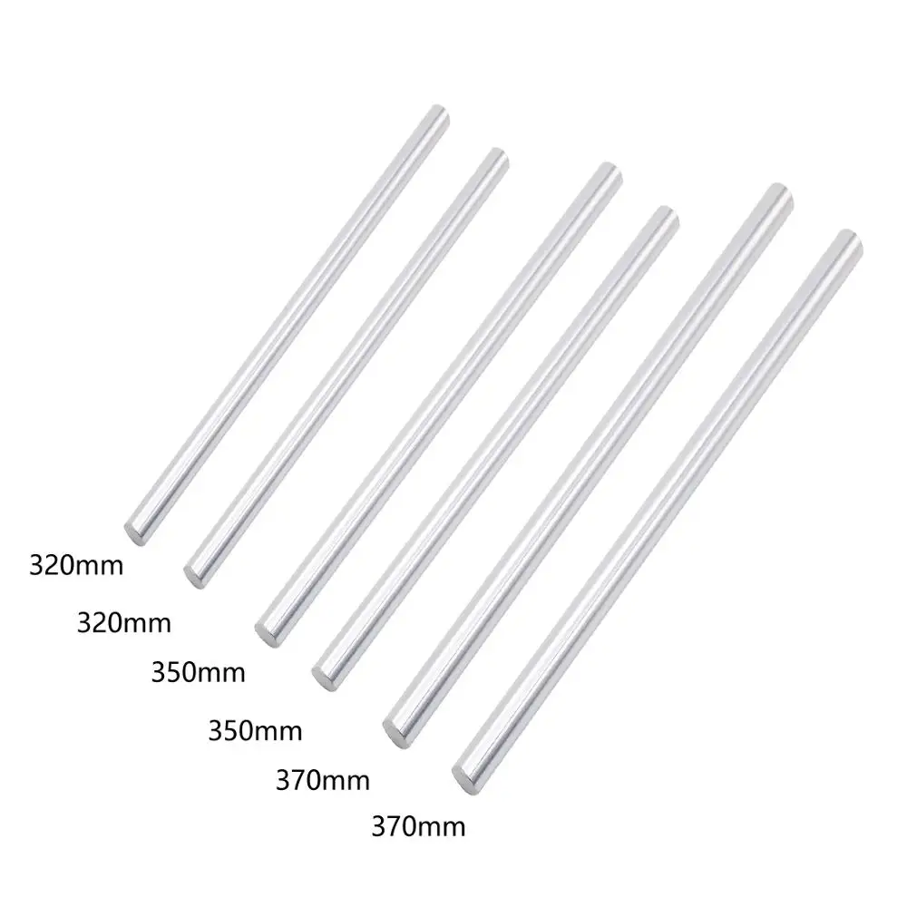 

Рельс 8 мм набор линейных валов 2шт 320 мм/350 мм/370 мм линейный стержень harden хромированный 8x320 мм 8x350 мм 8x370 для 3D принтера cnc части