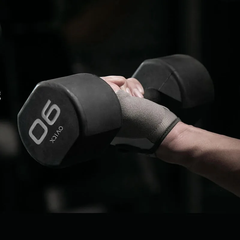 Новые Перчатки для фитнеса Xiaomi XQIAO, для занятий тяжелой атлетикой, для велоспорта, для занятий йогой, бодибилдинг, тренировка, тонкие, дышащие, Нескользящие перчатки с половинными пальцами