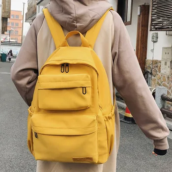 

2020 New Women Nylon Waterproof Backpack For Women School Bags for Teenage Girs Female Travel Backpack Multi Pocket Mochilas