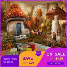 3D фото обои 3D стерео сказочный лес Обои фреска Отель Ресторан Кафе детская комната мультфильм обои