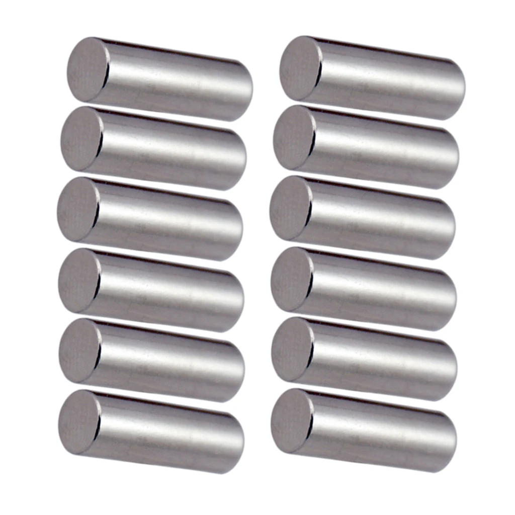 12Pcs Guitar Parts Pickup Pole Slug Rod Stopper Bar Accessories For DIY Making Tools | Спорт и развлечения