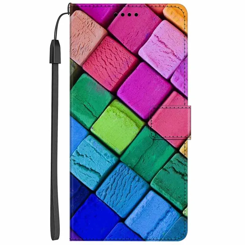 Elegant Leather Flip Wallet Case with Magnetic Closure and Stand Holder - Lovely Protector