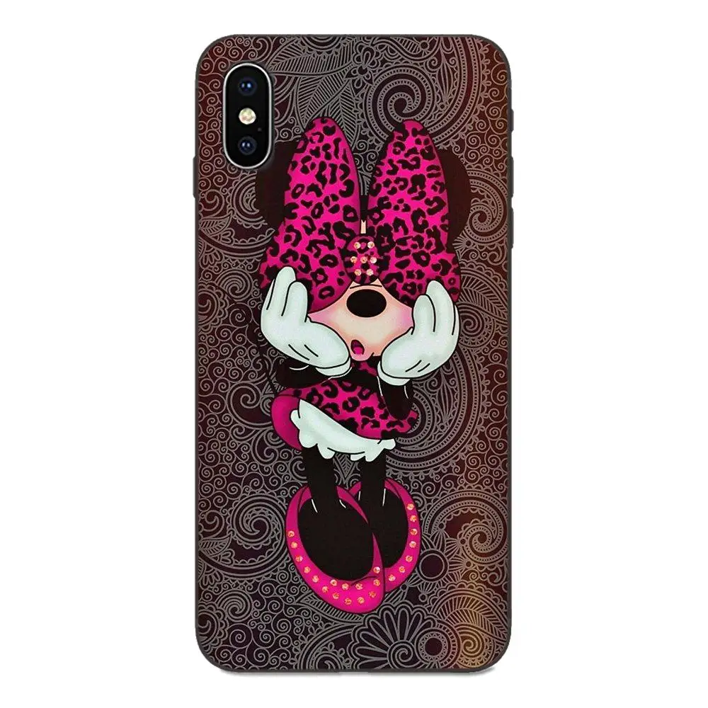 as picture Kawaii поцелуи Микки и Минни Маус Мышь для Galaxy A8 A9 звезды Примечание 4, 8 9 10 S3 S4 S5 S6 S7 S8 S9 S10 Edge Lite Plus Pro G313 - Цвет: as picture