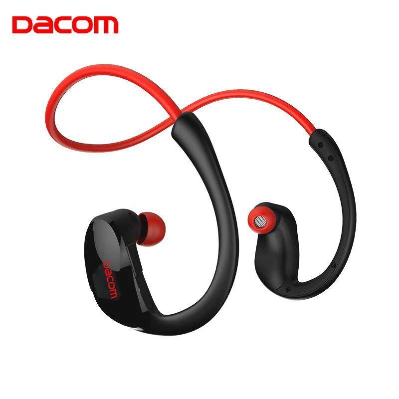 En Ligne Casque Bluetooth athlète Dacom pour iPhone pour casque sans fil Samsung écouteurs stéréo sport avec Micro HD auriculares NFC