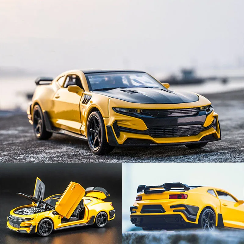 Новый Camaro 1:32 сплава литья под давлением модели автомобиля Потяните звук