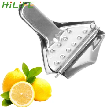 

HILIFE Stainless Steel Manual Fruit Juice Press Lemon Squeezer Lemon Clip Manual Press Juicer Hand Press Tools