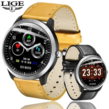 

LIGE NEW Smart Watch Men Sport Watch Heart rate Blood pressure Monitor OLED display Tracker fitness Smartwatch reloj inteligente