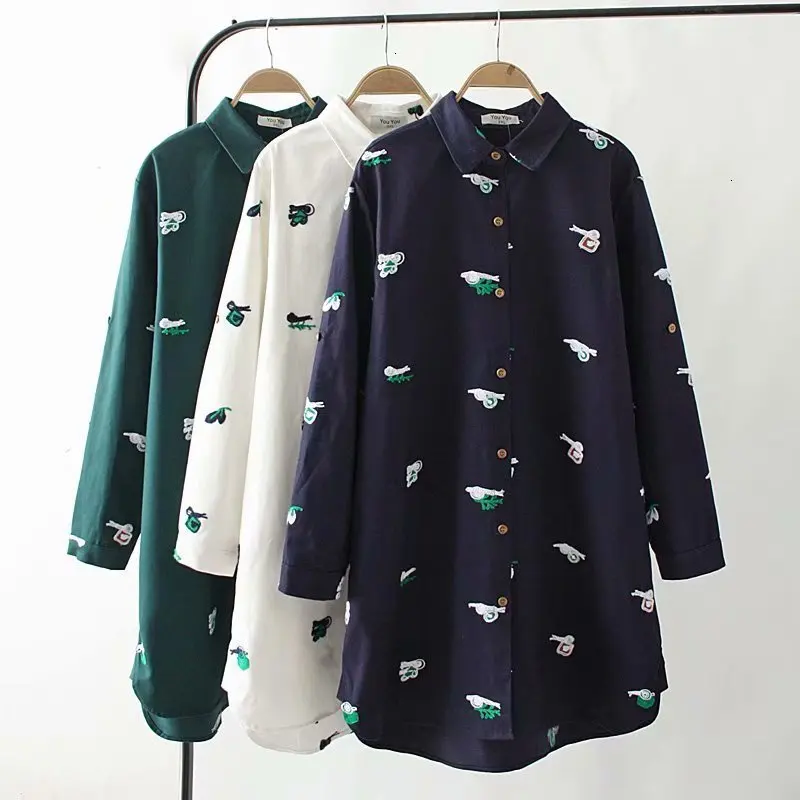 

Ladies Langer Muwen Los shirt