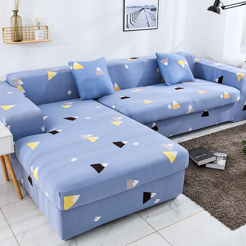 2 шт. угловой l-образный диван-чехол для гостиной, универсальный эластичный чехол для дивана, секционный шезлонг, диванные чехлы, стрейч