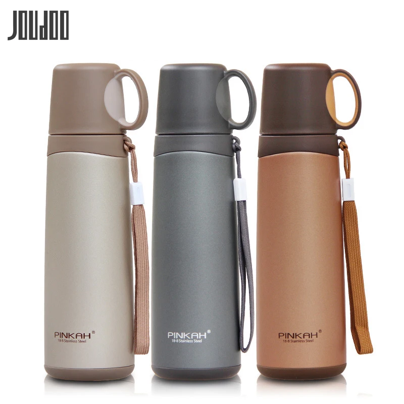 

JOUDOO 420ml 520ml Stainless Steel Vacuum Flasks Coffee Thermo Mugs Outdoor Travel Tea Insulated Bottles Milk Thermoses Cup