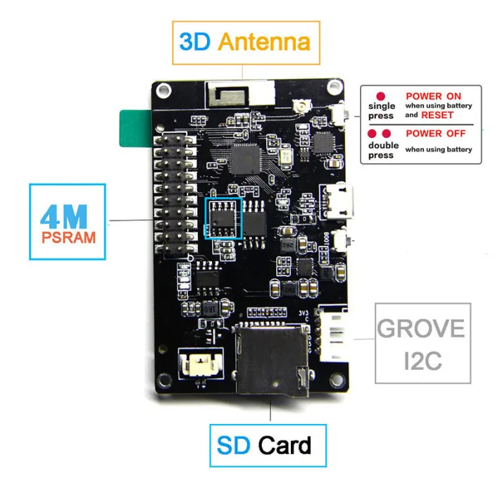 TTGO T-Watcher BTC тикер ESP32 2,2 дюймов 320X240 Модель дисплея TFT для биткоина OUJ99