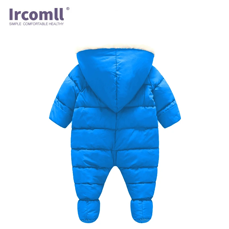 Плотный детский цельный комбинезон для новорожденных, бархатные мягкие зимние комбинезоны детская одежда боди для малышей
