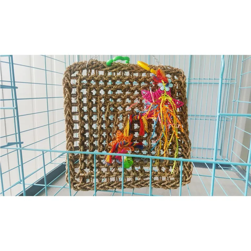 Игрушка для попугая, птицы, скалолазание, птица, скалолазание, стена, двойная звезда, игровая сеть для домашних животных, птица, игрушка для попугая, подвесная клетка, аксессуары